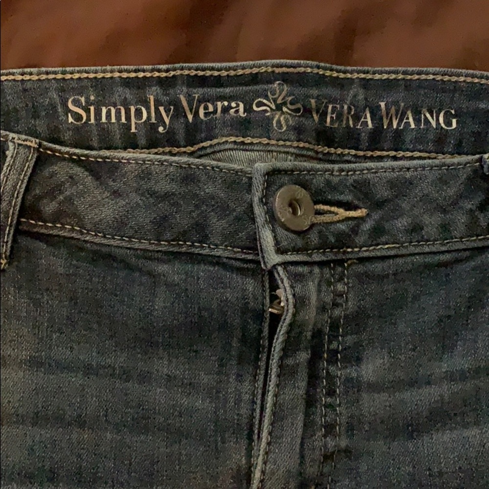 Vera Wang relaxed boyfriend jeans